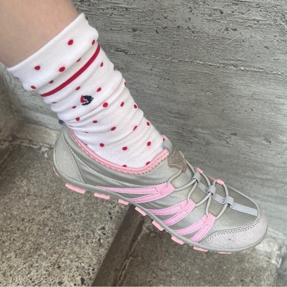 Cutest y2k C+O pink and grey straps trainers - Picture 4 of 16